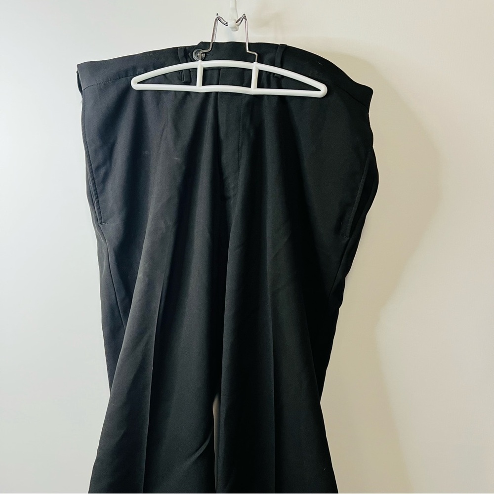 Haggar Classic Fit Black Dress Pants 36x34 - Picture 3 of 6